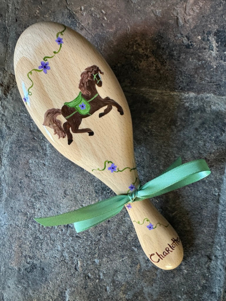 Galloping Horse Hairbrush