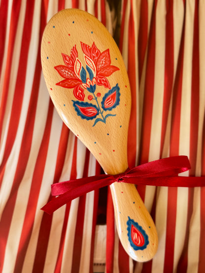 Tangier Flower Hairbrush