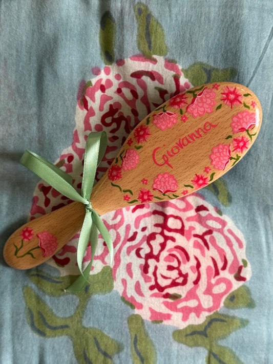 Bespoke Border-Design Hairbrush