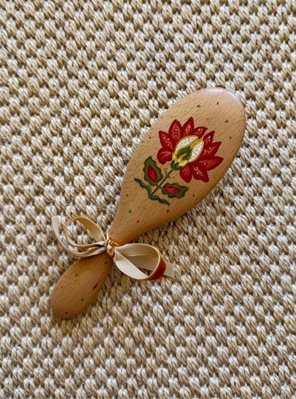 Tangier Flower Hairbrush